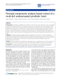 Báo cáo khoa hoc:"   Principal components analysis based control of a multi-dof underactuated prosthetic hand"