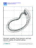 Báo cáo khoa hoc:"   Kinematic variability, fractal dynamics and local dynamic stability of treadmill walking"