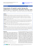 Báo cáo khoa hoc:"  Assessment of Joystick control during the performance of powered wheelchair driving tasks"