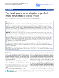 Báo cáo khoa hoc:"   The development of an adaptive upper-limb stroke rehabilitation robotic system"