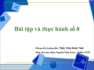 Bài tập và thực hành số 8 