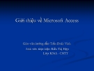 Giới thiệu về Microsoft Access 