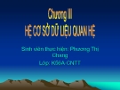 Bài thuyết trình: Chương 3. Hệ cơ sở dữ liệu quan hệ