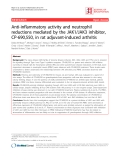 Báo cáo y học: "Anti-inflammatory activity and neutrophil reductions mediated by the JAK1/JAK3 inhibitor, CP-690,550, in rat adjuvant-induced arthriti"