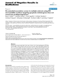 Báo cáo khoa hoc:"  An extended association screen in multiple sclerosis using 202 microsatellite markers targeting apoptosis-related genes does not reveal new predisposing factors"