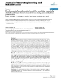 Báo cáo khoa hoc:"   Development of a mathematical model for predicting electrically elicited quadriceps femoris muscle forces during isovelocity knee joint motion"