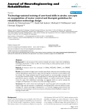 Báo cáo khoa hoc:"   Technology-assisted training of arm-hand skills in stroke: concepts on reacquisition of motor control and therapist guidelines for rehabilitation technology design"