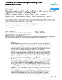 Báo cáo khoa hoc:" Quantitative gait analysis under dual-task in older people with mild cognitive impairment: a reliability study"