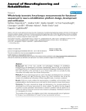 Báo cáo khoa hoc:" Whole-body isometric force/torque measurements for functional assessment in neuro-rehabilitation: platform design, development and verification"