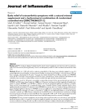 Báo cáo y học: "arly relief of osteoarthritis symptoms with a natural mineral supplement a herbomineral combination: A randomized controlled trial"