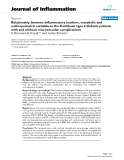 Báo cáo y học: "Relationship between inflammatory markers, metabolic and anthropometric variables in the Caribbean type 2 diabetic patients with and without microvascular complications"