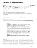 Báo cáo y học: "Detection of inflammatory bowel disease by proton magnetic resonance spectroscopy (1H MRS) using an animal model"