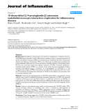 Báo cáo y học: "15-deoxy-delta12,14-prostaglandin J2 attenuates endothelial-monocyte interaction: implication for inflammatory diseases"