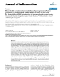 Báo cáo y học: "Bioavailable constituents/metabolites of pomegranate (Punica granatum L) preferentially inhibit COX2 activity ex vivo and IL-1beta-induced PGE2 production in human chondrocytes in vitro"