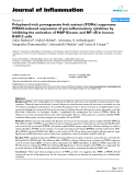 Báo cáo y học: "Polyphenol-rich pomegranate fruit extract (POMx) suppresses PMACI-induced expression of pro-inflammatory cytokines by inhibiting the activation of"