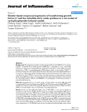 Báo cáo y học: "Gender-based reciprocal expression of transforming growth factor-β1 and the inducible nitric oxide synthase in a rat model of cyclophosphamide-induced cystitis"