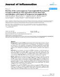 Báo cáo y học: "Activity of the cyclooxygenase 2-prostaglandin-E prostanoid receptor pathway in mice exposed to house dust mite aeroallergens, and impact of exogenous prostaglandin E"