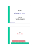 Bài giảng lập trình java - Bài 4