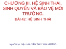 Giáo án điện tử sinh học:Sinh học lớp 12- Nguồn gốc chung và chiều hướng tiến hoá của sinh giới