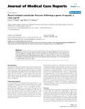 Báo cáo khoa hoc:"  Acute isolated acetabular fracture following a game of squash: a case report"