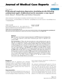 Báo cáo y học: " PCA-induced respiratory depression simulating stroke following endoluminal repair of abdominal aortic aneurysm: a case report."