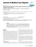 Báo cáo y học: "Patent vitellointestinal duct with prolapse of inverted loop of small intestine: a case repo"