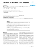 Báo cáo y học: "Concomitant pulmonary and hepatic toxicity secondary to nitrofurantoin: a case report"