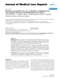 Báo cáo khoa hoc:"  Pituitary macroadenomas: are combination antiplatelet and anticoagulant therapy contraindicated? A case report"