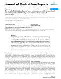 Báo cáo khoa hoc:" Reversal of isolated unilateral optic nerve edema with concomitant visual impairment following blunt trauma: a case report"