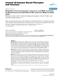 Báo cáo y học: "Modulation of humoral immune response to oral BCG vaccination by Mycobacterium bovis BCG Moreau Rio de Janeiro (RDJ) in healthy adults"