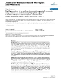 Báo cáo y học: "Rapid generation of an anthrax immunotherapeutic from goats using a novel non-toxic muramyl dipeptide adjuvant."