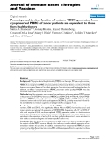 Báo cáo y học: "Phenotype and in vitro function of mature MDDC generated from cryopreserved PBMC of cancer patients are equivalent to those from healthy donors"