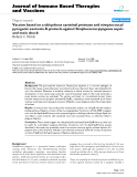 Báo cáo y học: " Vaccine based on a ubiquitous cysteinyl protease and streptococcal pyrogenic exotoxin A protects against Streptococcus pyogenes sepsis and toxic shock"