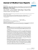 Báo cáo y học: "Light chain deposition disease presenting as paroxysmal atrial fibrillation: a case report"