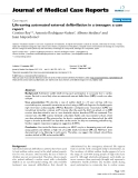 Báo cáo y học: " Life-saving automated external defibrillation in a teenager: a case report"