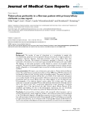 Báo cáo y học: "Tuberculous peritonitis in a German patient with primary biliary cirrhosis: a case report"