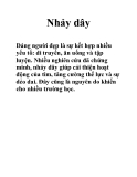 Nhảy dây