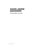 COASTAL AQUIFER MANAGEMENT: monitoring, modeling, and case studies - Chapter 1