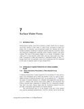 Environmental Fluid Mechanics - Chapter 7