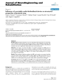 báo cáo khoa học: "Influence of a portable audio-biofeedback device on structural properties of postural sway"