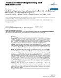 báo cáo khoa học: "Analysis of right anterolateral impacts: the effect of trunk flexion on the cervical muscle whiplash response"