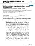 báo cáo khoa học: "The effects of moderate fatigue on dynamic balance control and attentional demands"