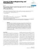 báo cáo khoa học: "An overview of tissue engineering approaches for management of spinal cord injuries"