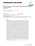 báo cáo khoa học: " The role of business in addressing the long-term implications of the current food crisis"