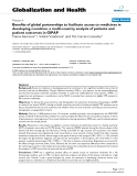 báo cáo khoa học: " Benefits of global partnerships to facilitate access to medicines in developing countries: a multi-country analysis of patients and patient outcomes in GIPAP"