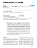 báo cáo khoa học: " The bioscience revolution & the biological weapons threat: levers & interventions"