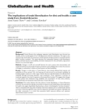 báo cáo khoa học: " The implications of trade liberalization for diet and health: a case study from Central America"