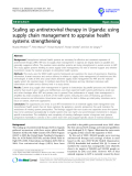 báo cáo khoa học: "  Scaling up antiretroviral therapy in Uganda: using supply chain management to appraise health systems strengthening"