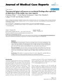 Báo cáo y học: "Tenosynovial giant cell tumors as accidental findings after episodes of distortion of the ankle: two case reports"