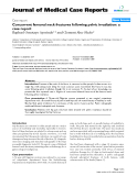 Báo cáo y học: "Concurrent femoral neck fractures following pelvic irradiation: a case report"